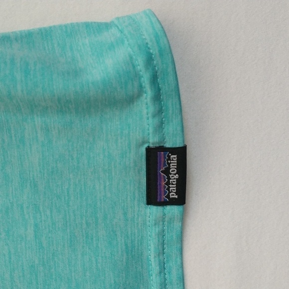 Patagonia Capilene Baselayer Daily Racerback Tank Top Size XS Blue Turquoise - Picture 4 of 6